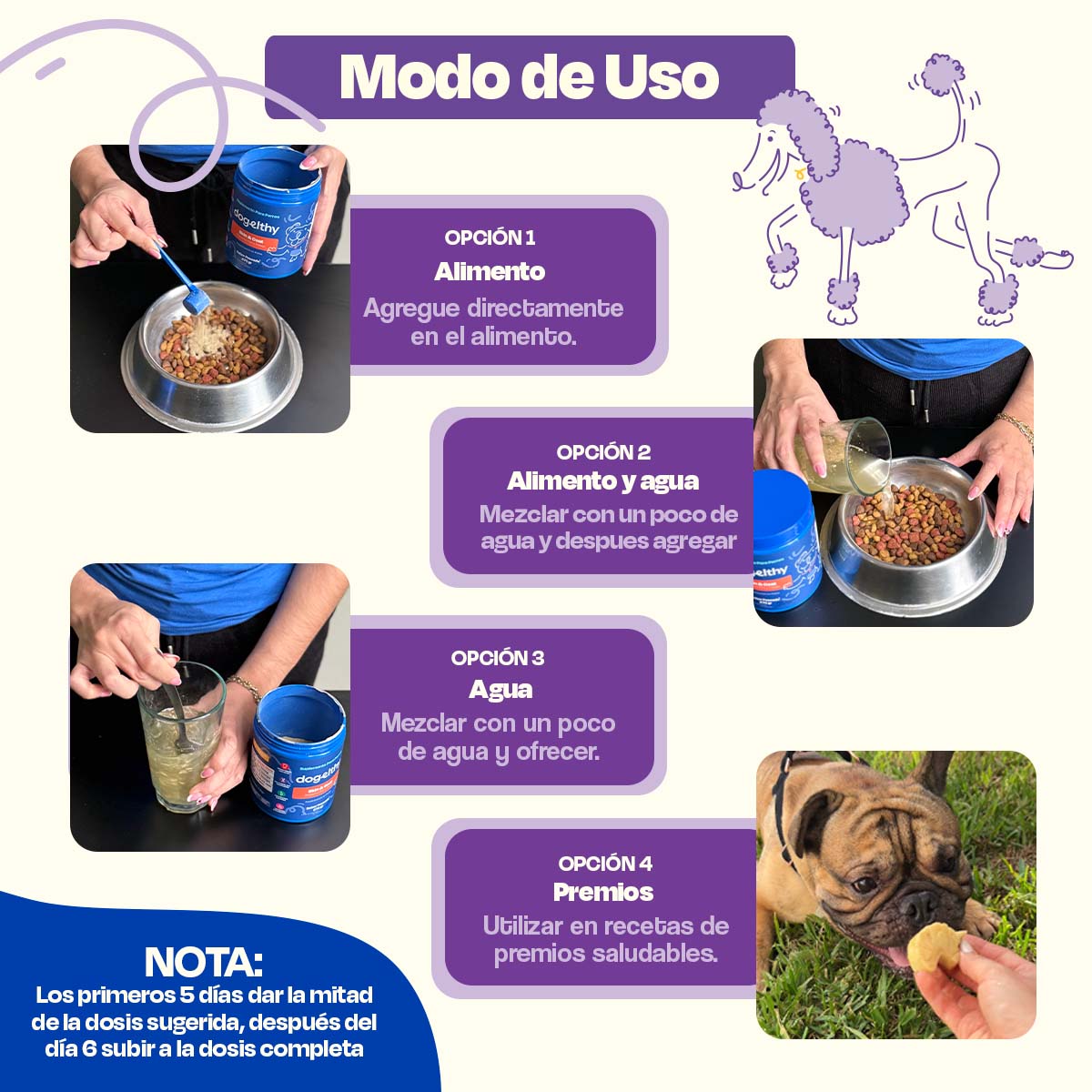 Suplemento para Articulaciones de Perros (Sabor=Cerdo)