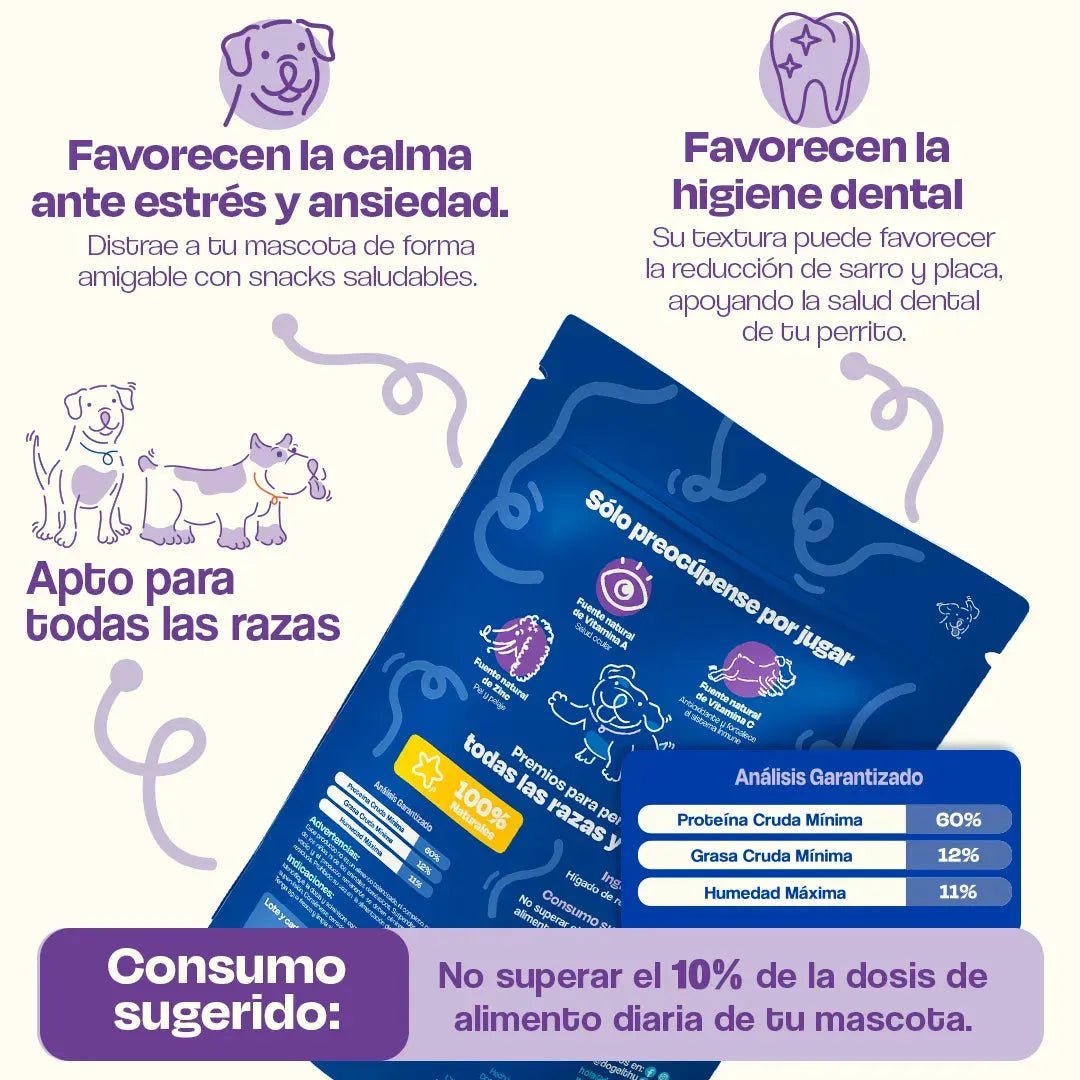 Hígado de Res Deshidratado - Dogelthy