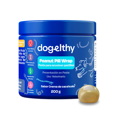 Recubrimiento de Pastillas para Perros Sabor Crema de Cacahuate - Pill Wrap