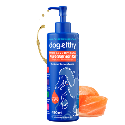 Aceite de Salmón para Perros (Tamaño=450 ml)