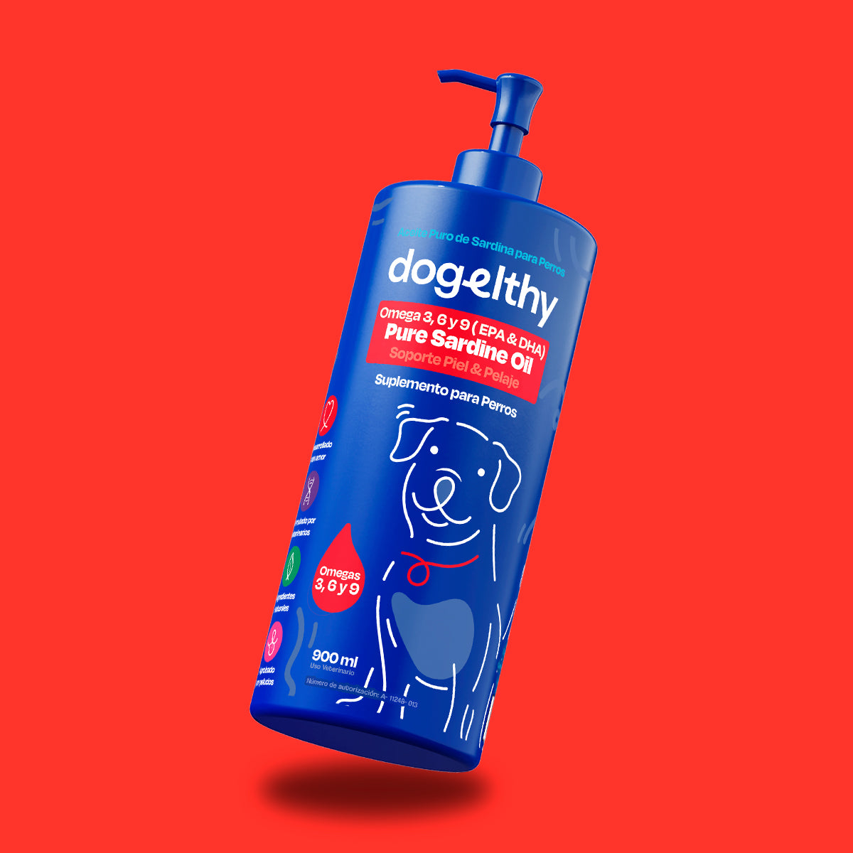 Aceite de Sardina para Perros (Tamaño=900 ml)
