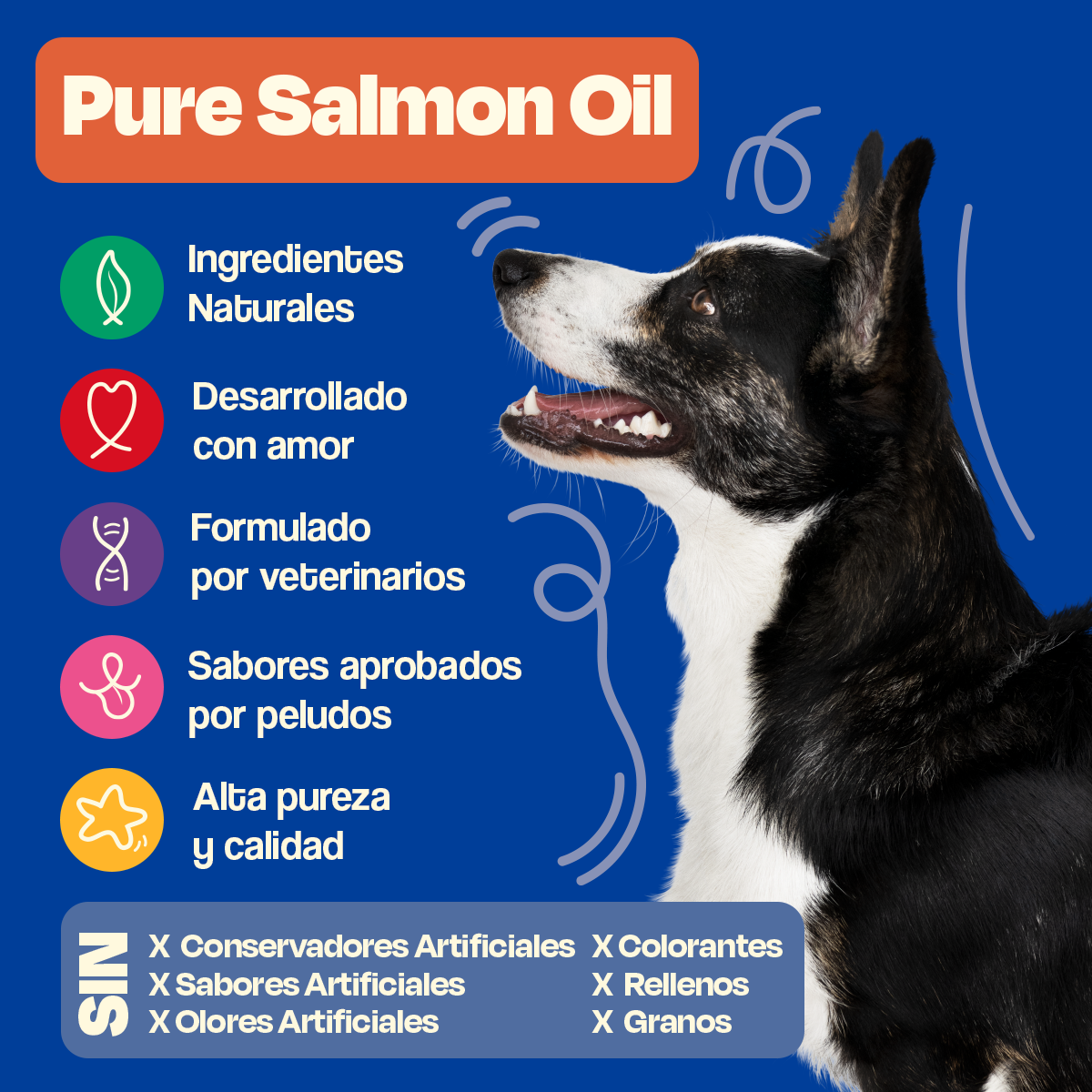 Aceite de Salmón para Perros (Tamaño=900 ml)
