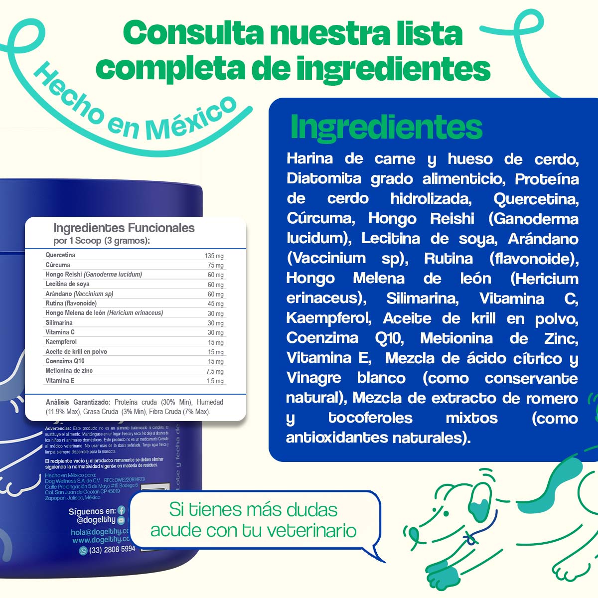 Antioxidante para Perros - Antiox Blend