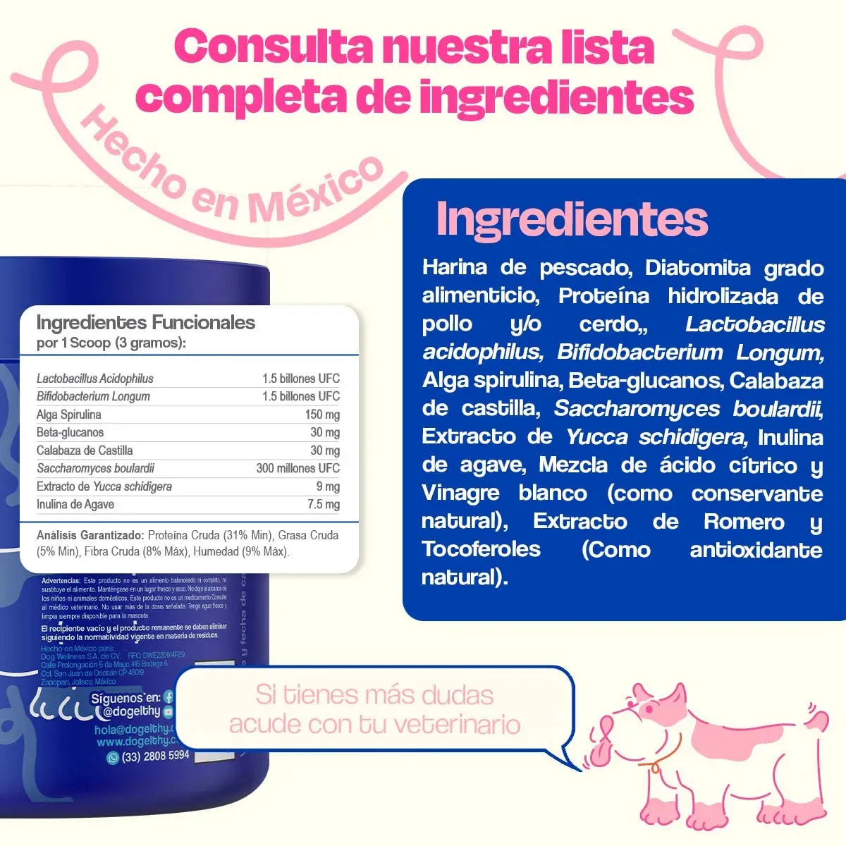 Probióticos para Perros - Gastro Aid