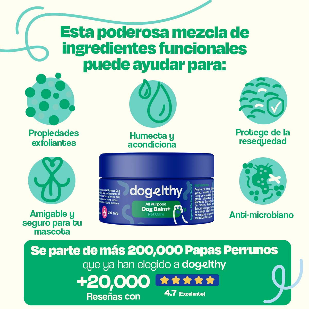 Bálsamo para Patas de Perro - Dog Balm