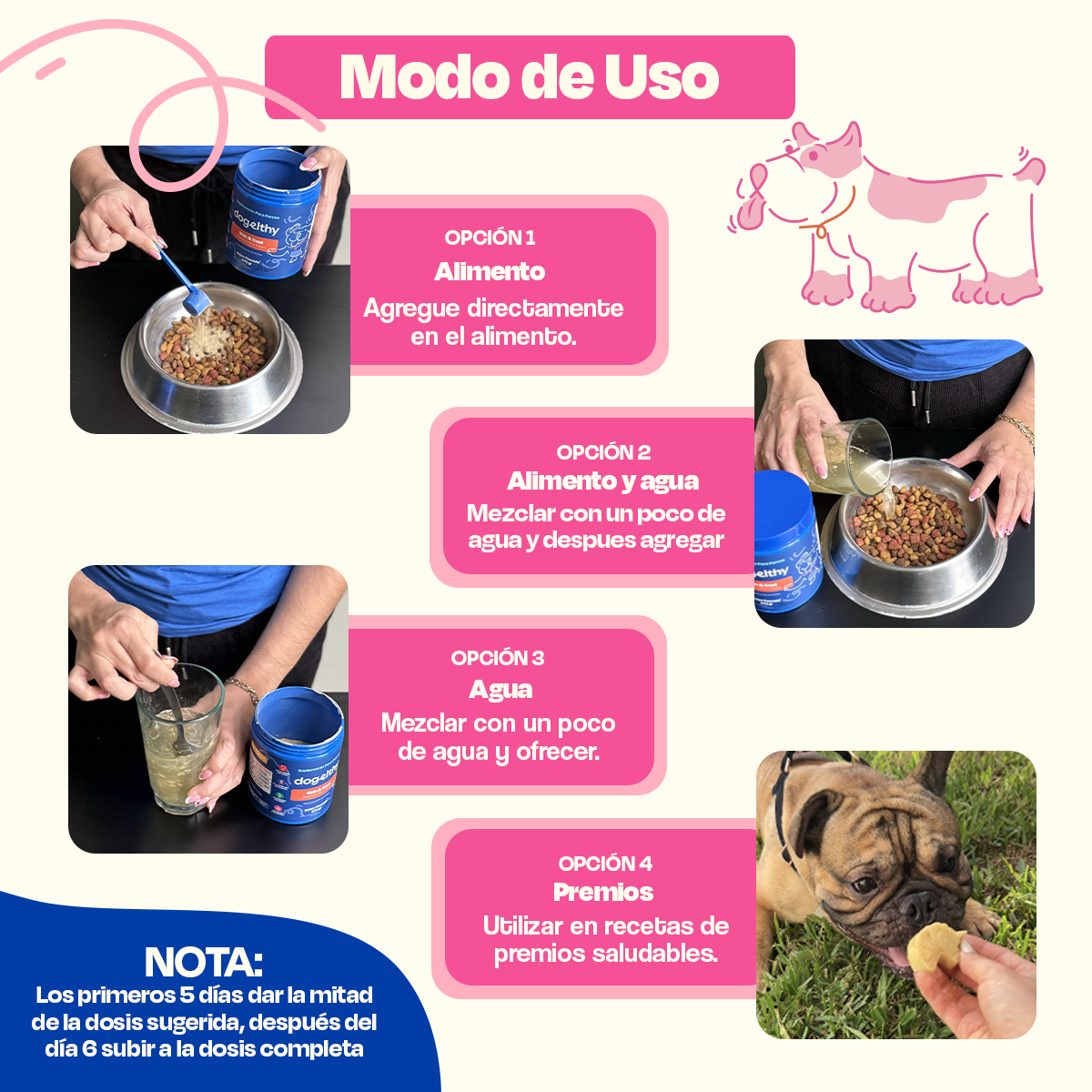 Probióticos para Perros (Tamaño=540 gr Sabor=Cerdo)