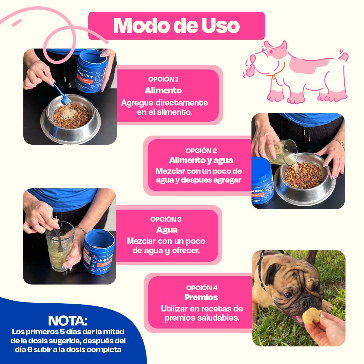 Probióticos para Perros (Sabor=Cerdo)