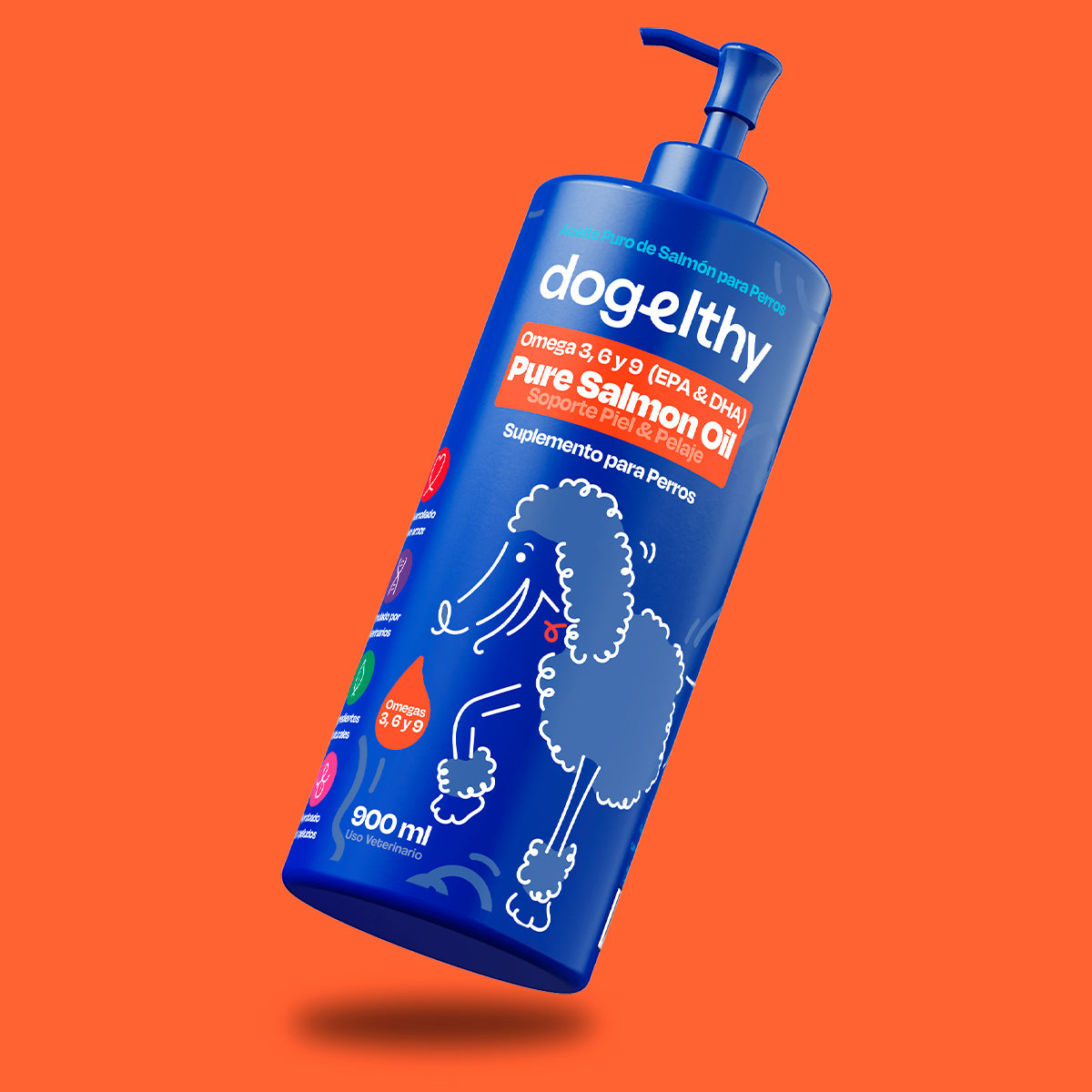 Aceite de Salmón para Perros (Tamaño=900 ml)