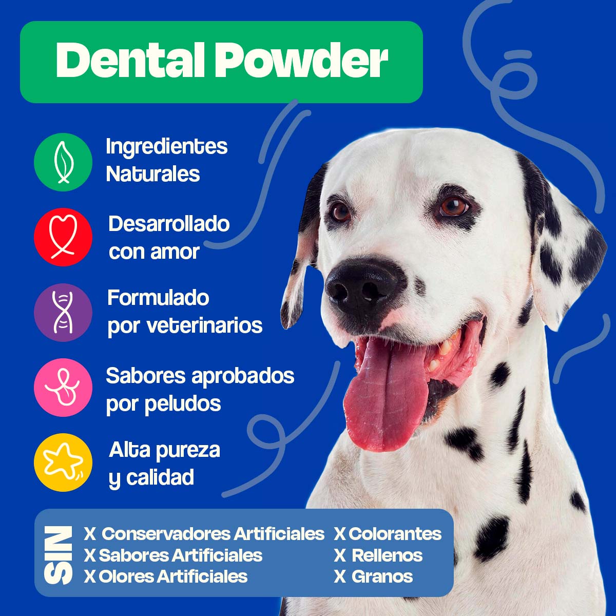 Suplemento para Mal Aliento de Perro (Tamaño=135 gr)