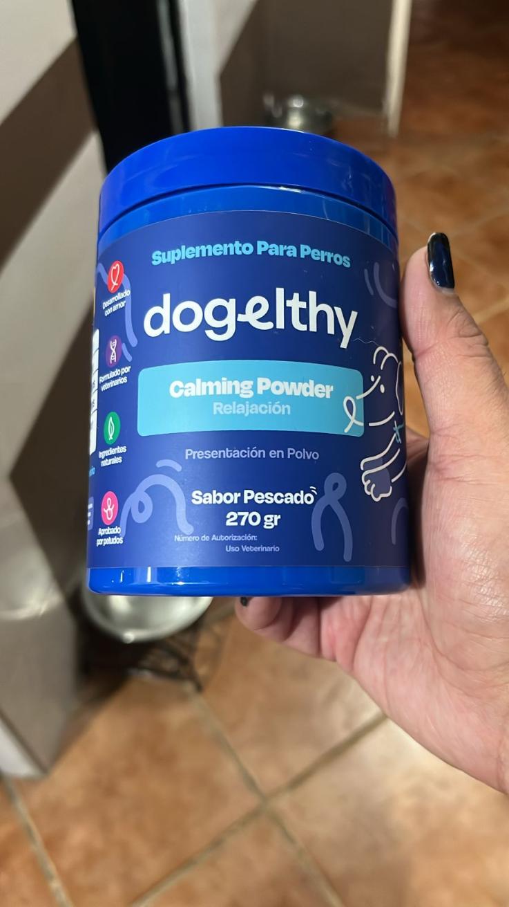 Calming Perros Calmantes naturales para perros Calming Powder | Dogelthy