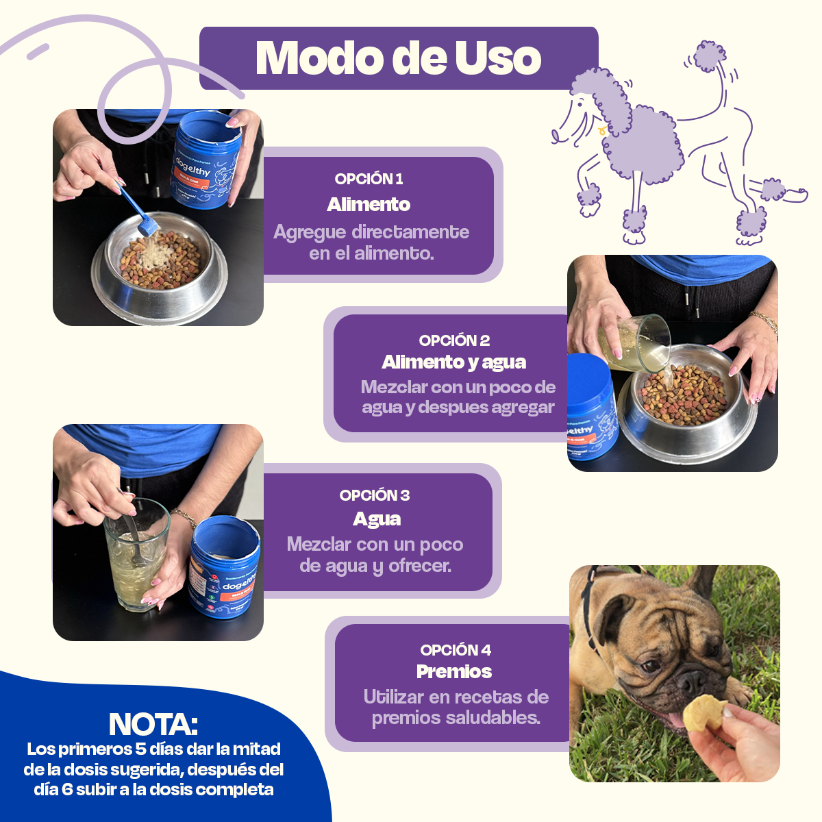 Suplemento para Articulaciones de Perros (Tamaño=549 gr Sabor=Cerdo)