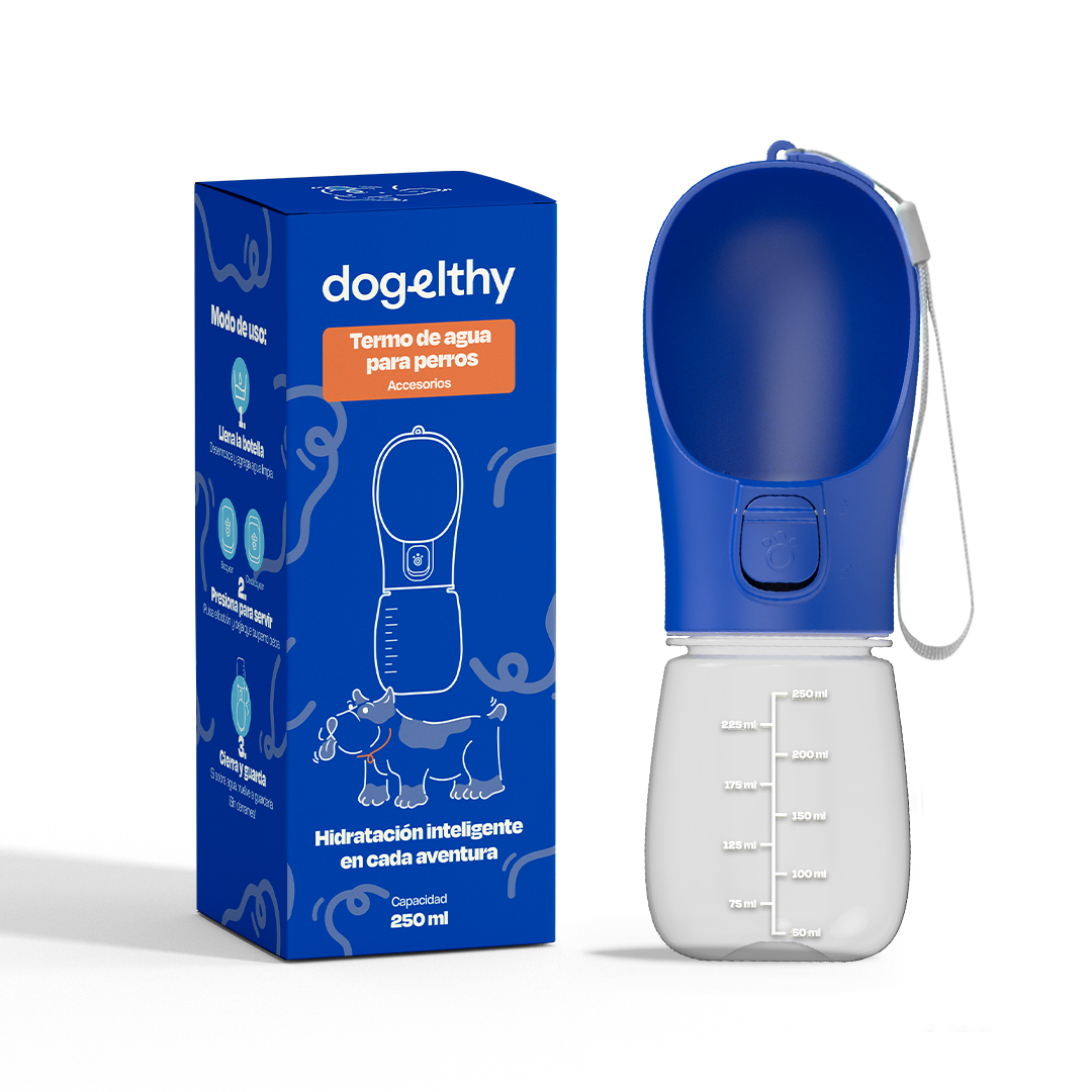 Termo para Perro - Bebedero de agua Portátil 250 ml