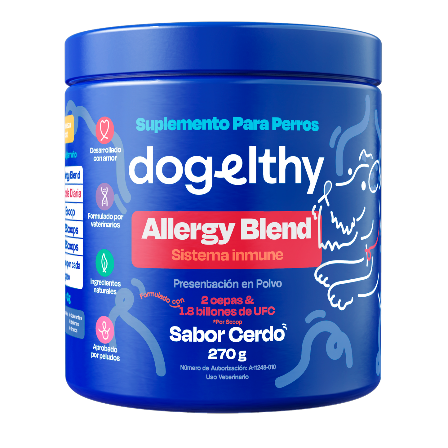 Suplemento para Alergias De Perro - Allergy Blend