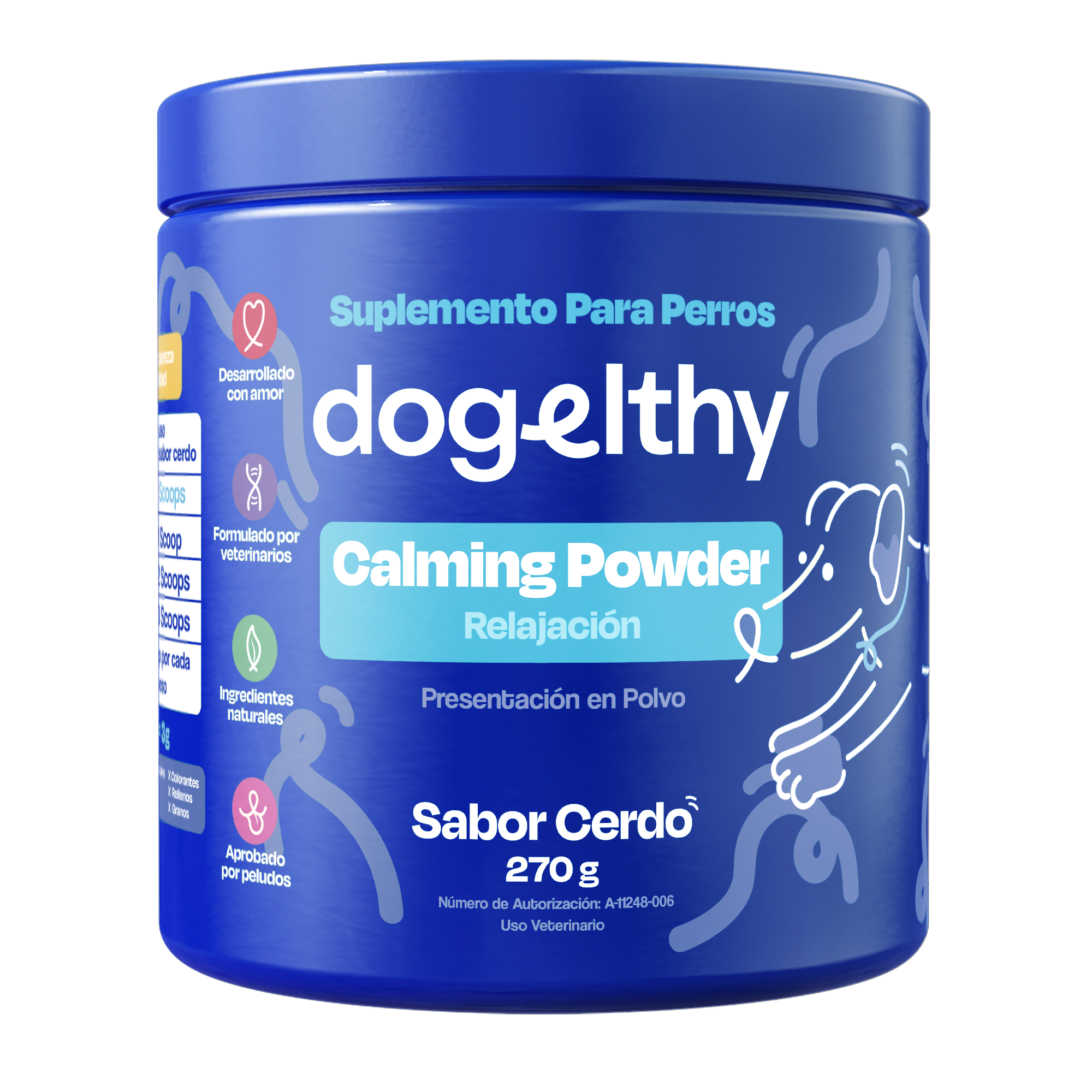 Calmante para Perros (Sabor=Cerdo)