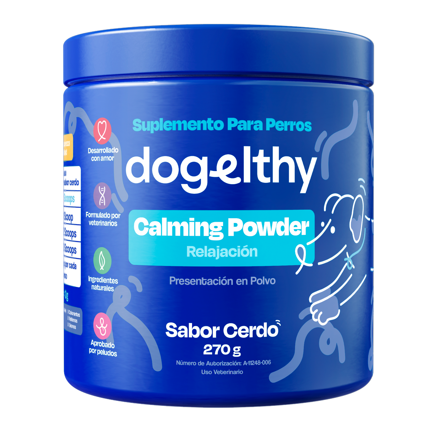 Calmante para Perros (Sabor=Cerdo)