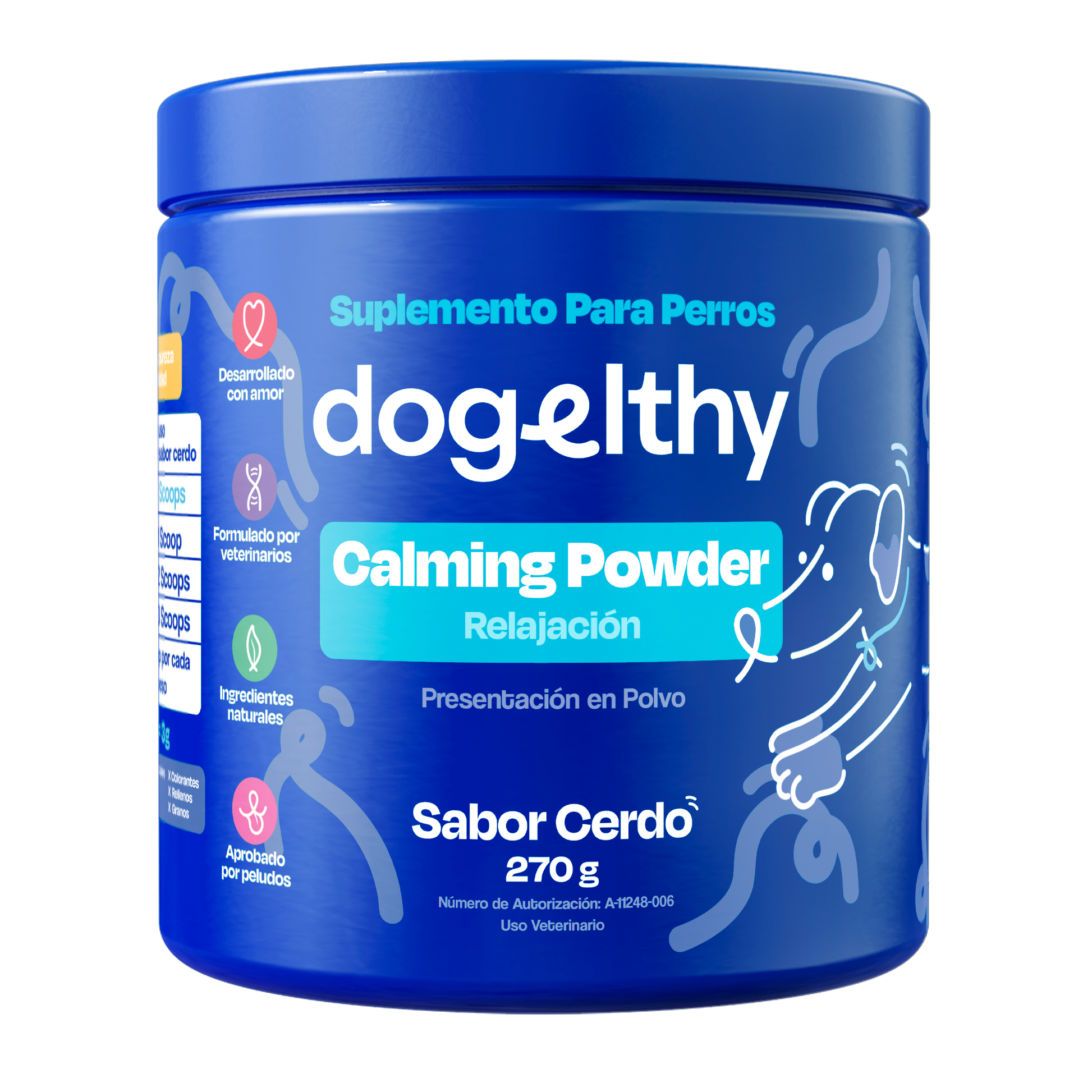 Calmante para Perros (Sabor=Cerdo)