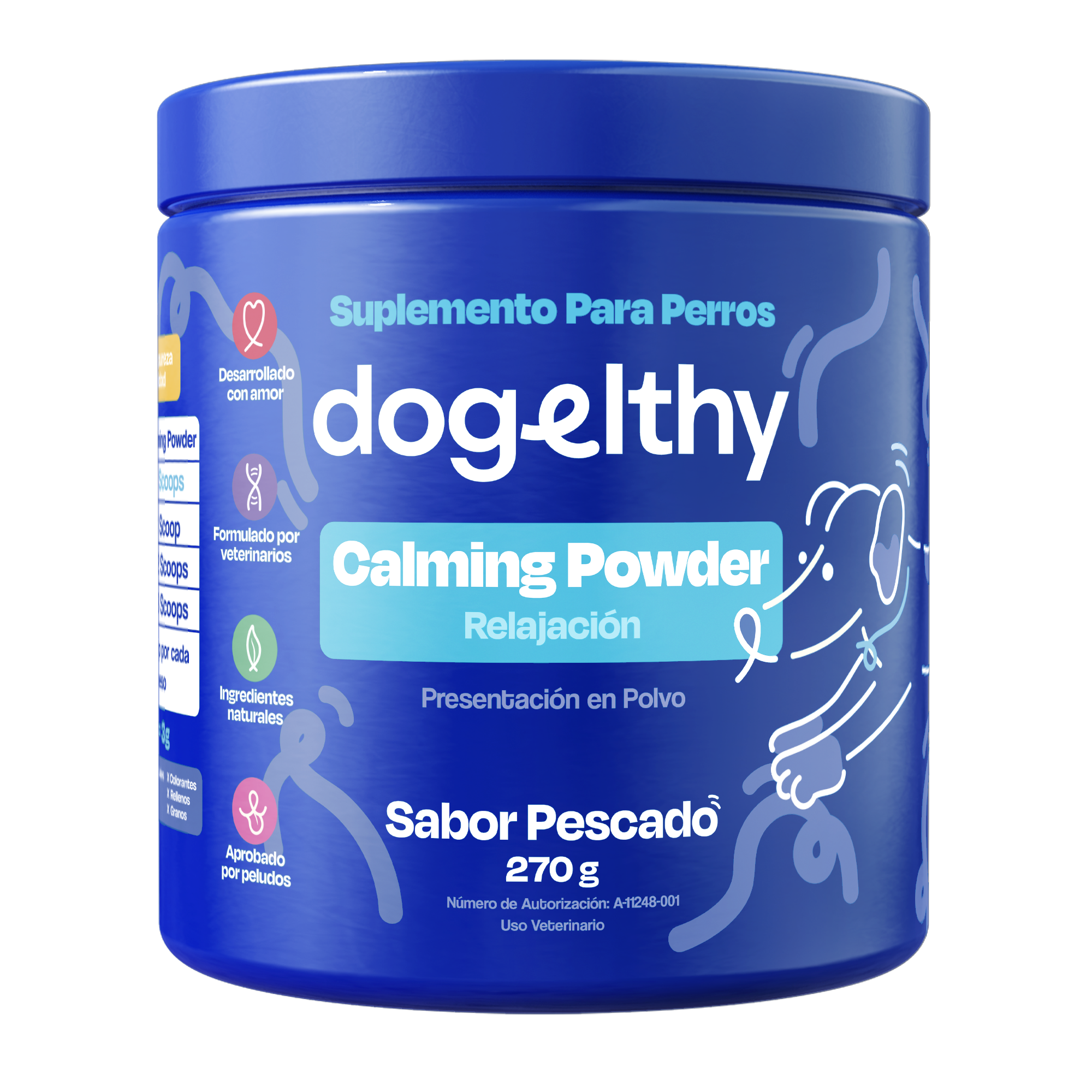 Calmante para Perros (Sabor=Pescado)