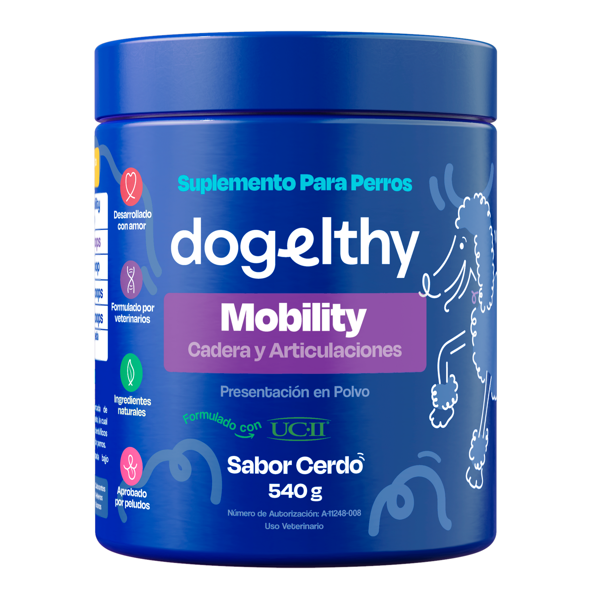 Suplemento para Articulaciones de Perros (Tamaño=549 gr Sabor=Cerdo)