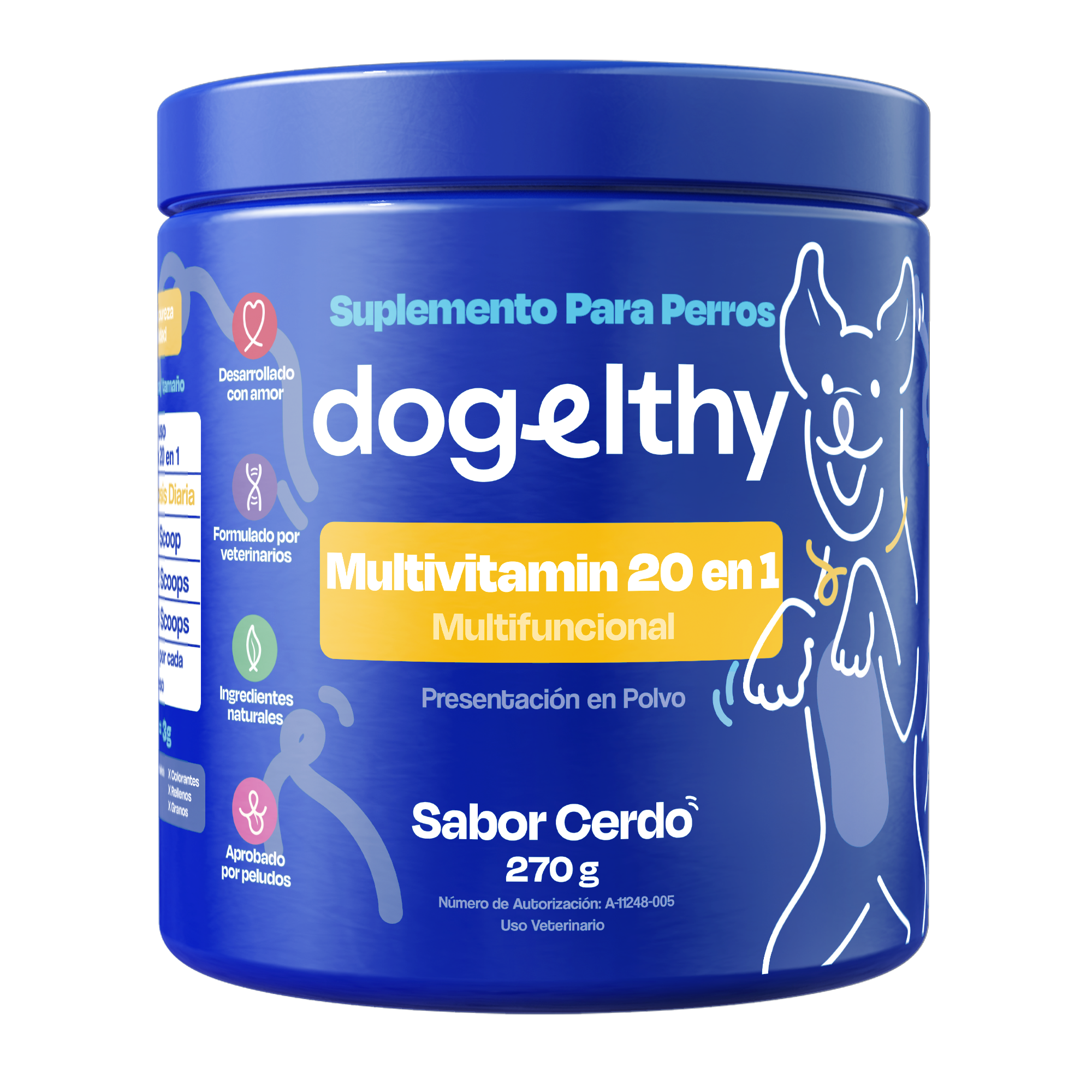 Multivitaminico para Perro - Multivitamin 20 en 1