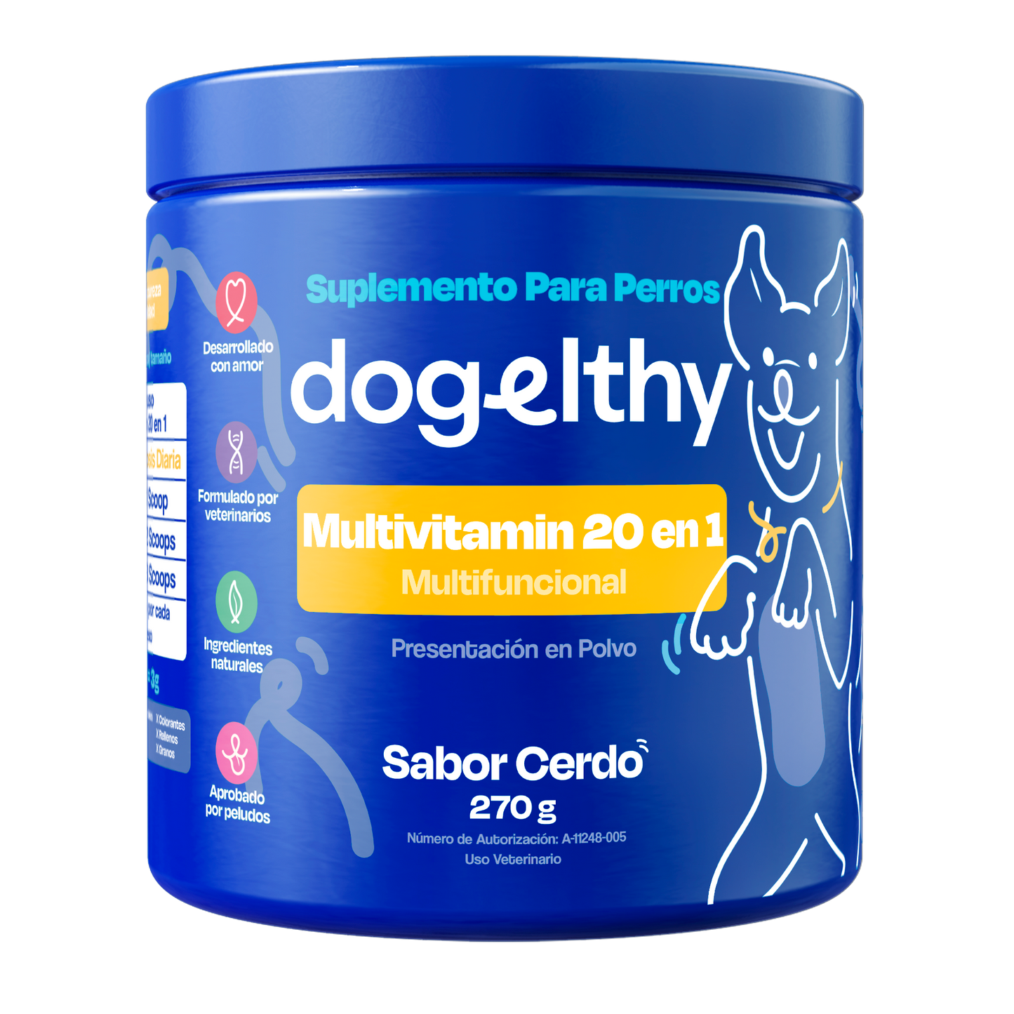 Multivitaminico para Perro - Multivitamin 20 en 1