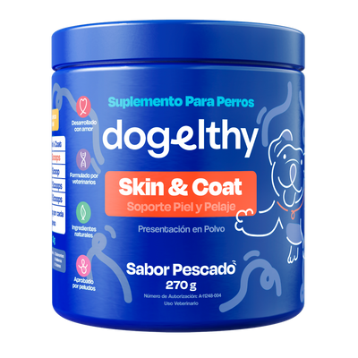 Suplemento para Pelaje y Piel de Perro (Sabor=Pescado)