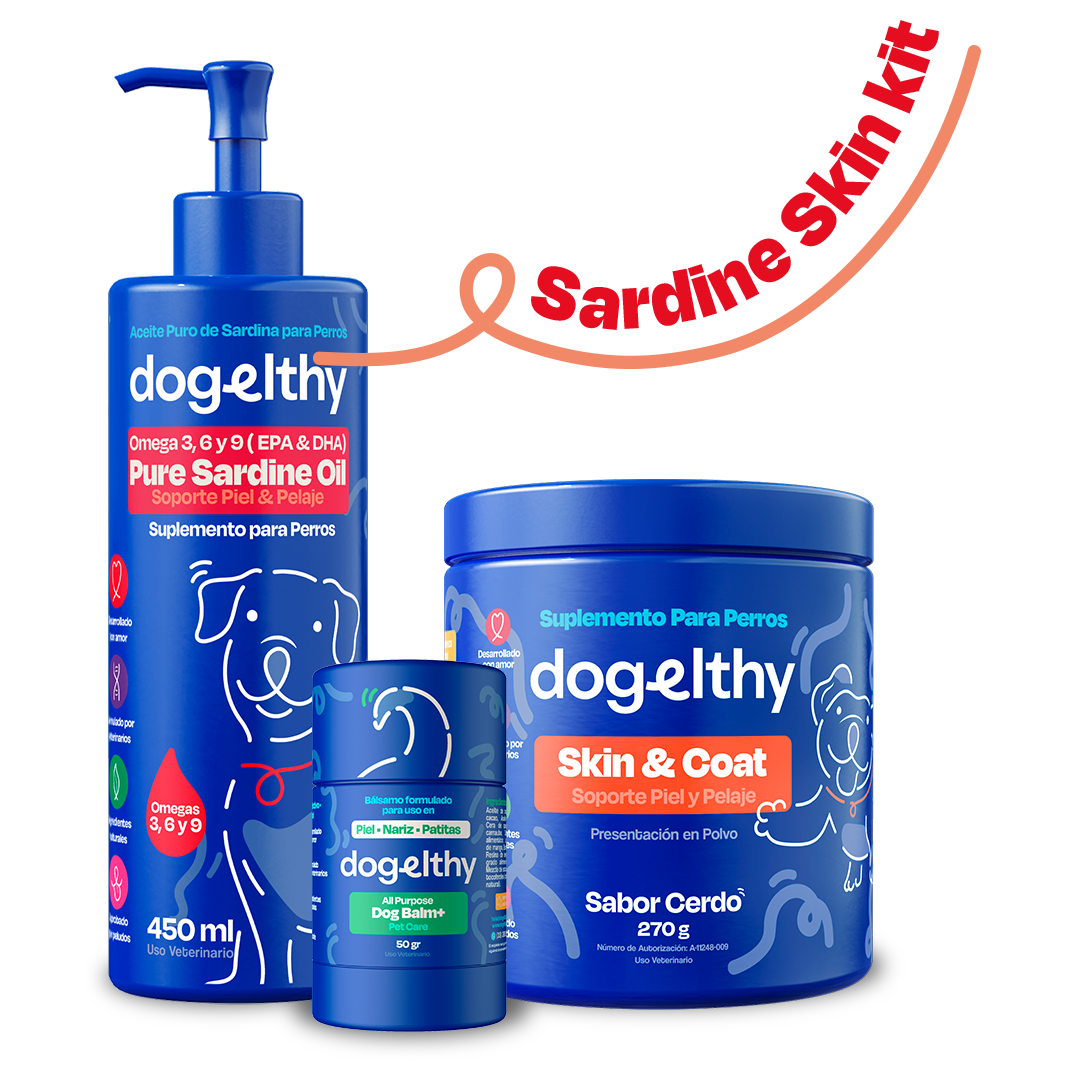 Kit de Omega 3 de Sardina para Perros (Sabor=Cerdo)