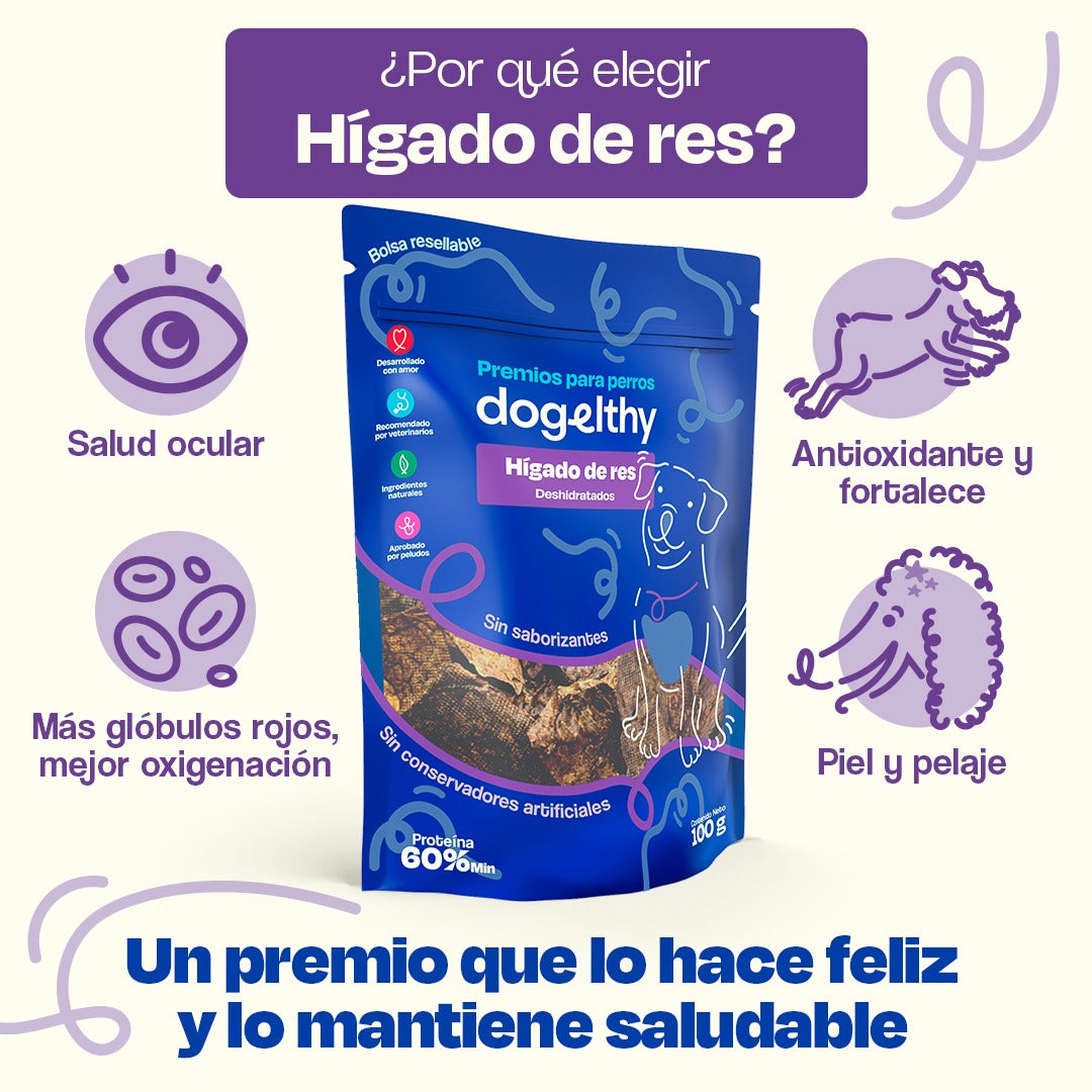 Hígado de Res Deshidratado