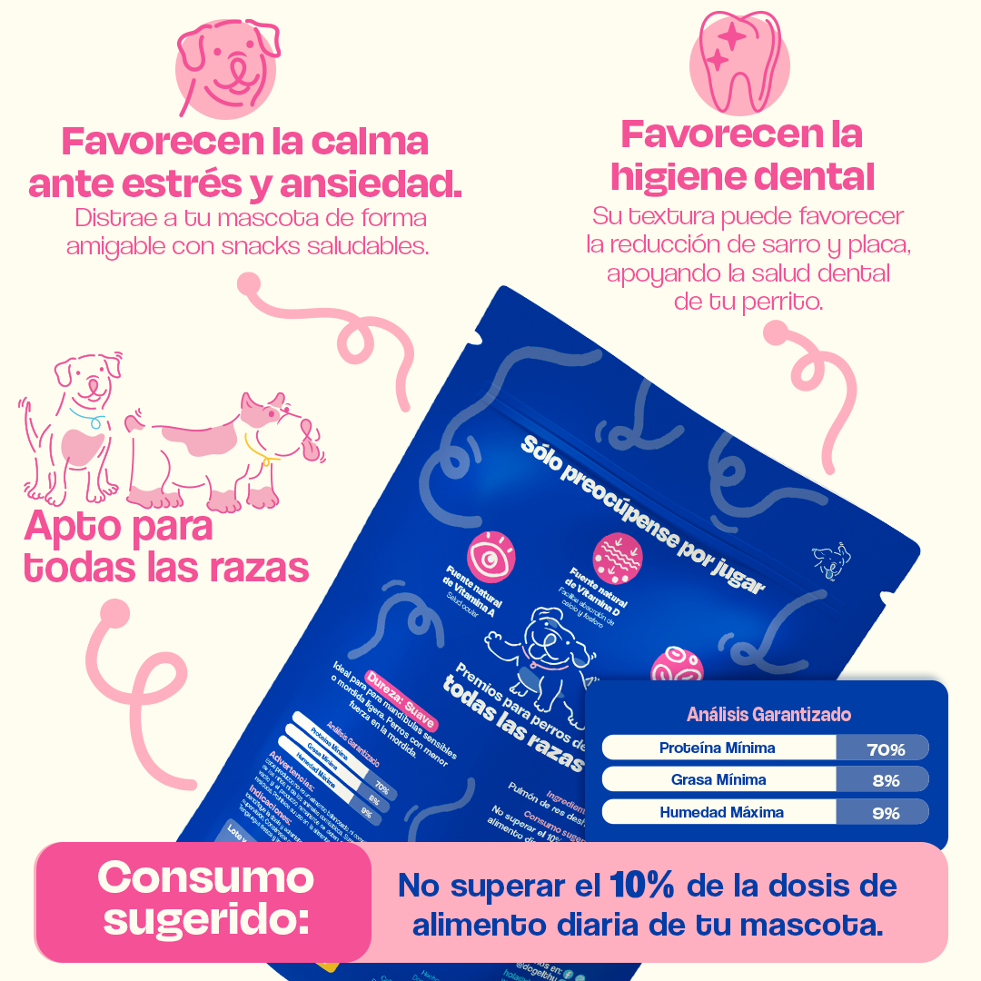 Pulmón de Res Deshidratado