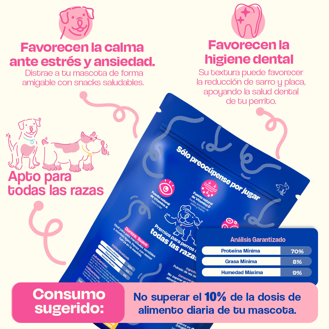 Pulmón de Res Deshidratado
