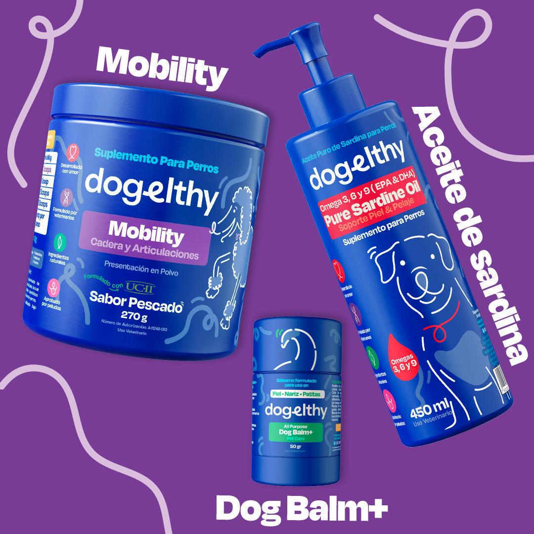 Kit para Articulaciones con Aceite de Sardina para Perros (Sabor=Pescado)