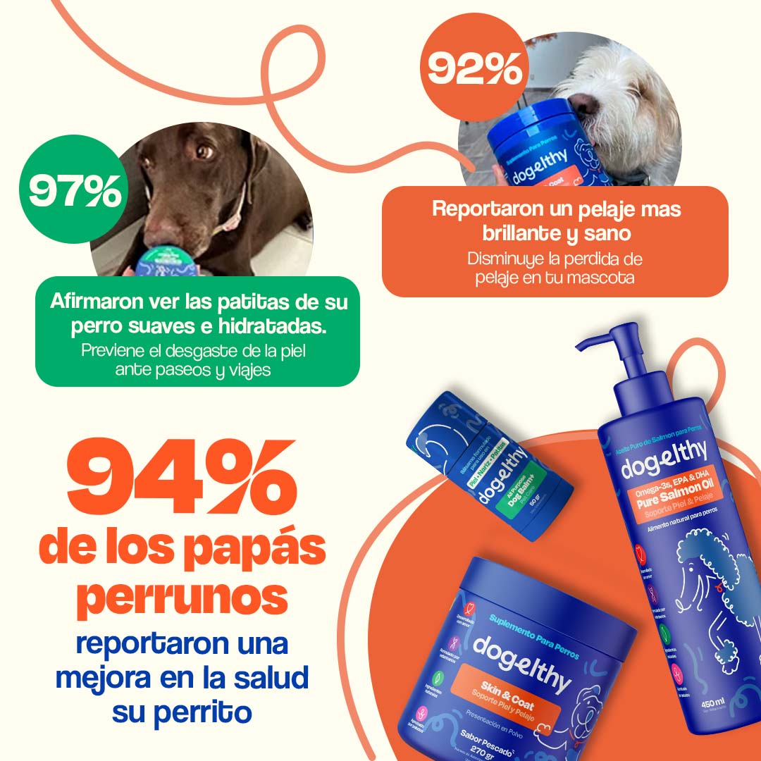Kit de Omega 3 para Perros - Skin Kit