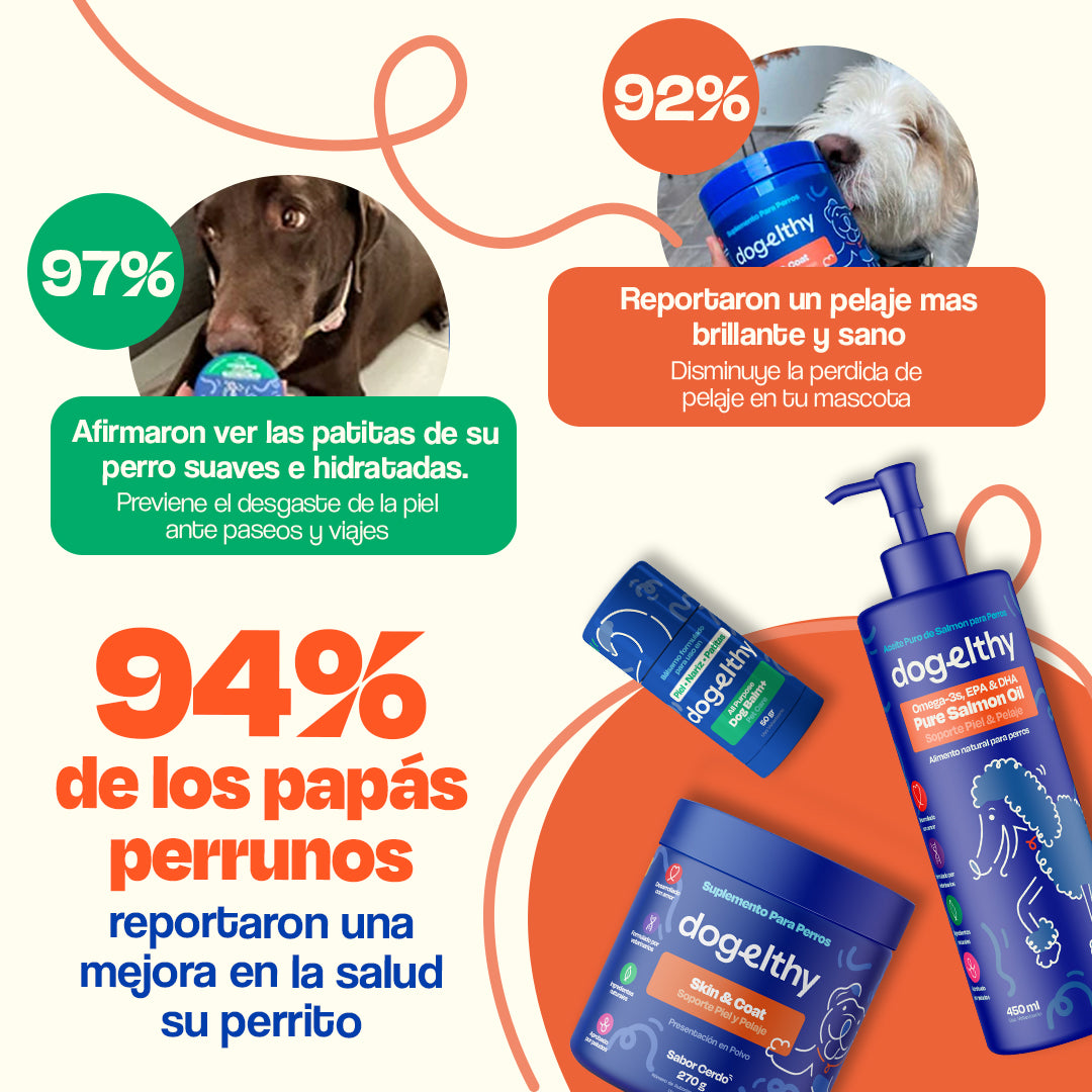 Kit de Omega 3 sabor Cerdo para Perros
