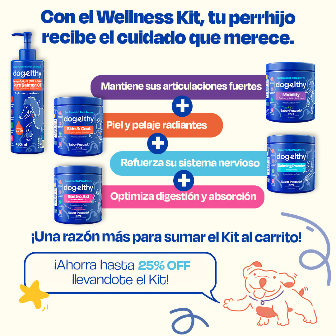 Kit Multivitaminico para Perro (Sabor=Pescado)