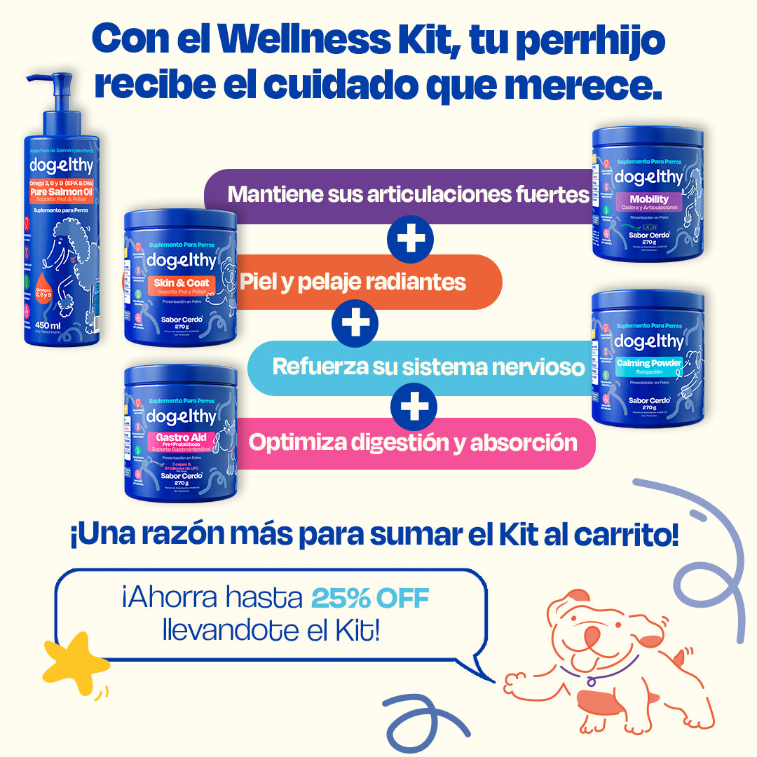 Kit Multivitaminico para Perro (Sabor=Cerdo)