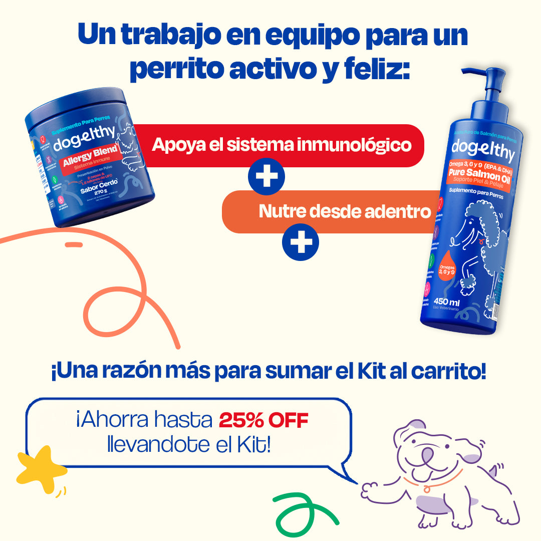 Kit de Allergy Blend + Pure Salmon Oil