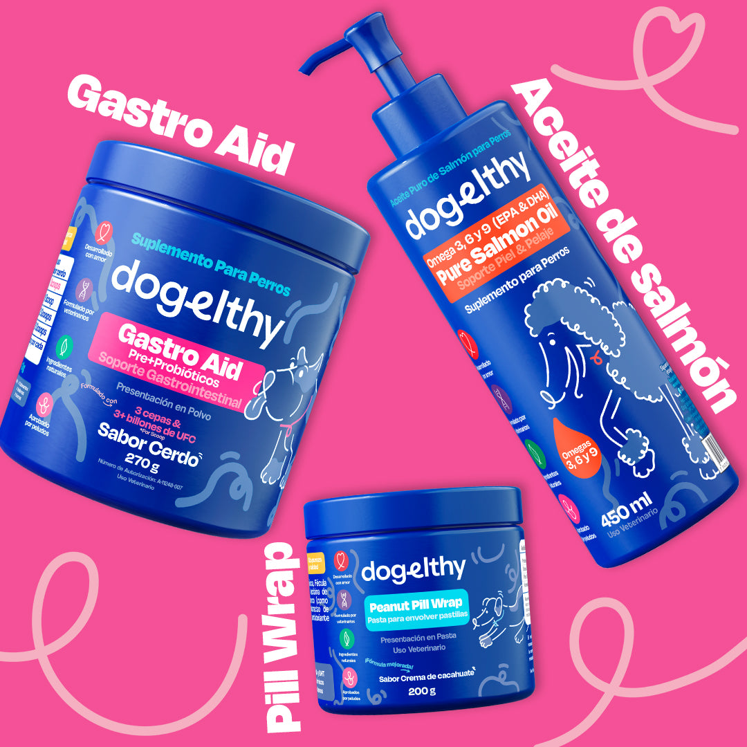 Kit Sistema Digestivo para Perros (Sabor=Cerdo)