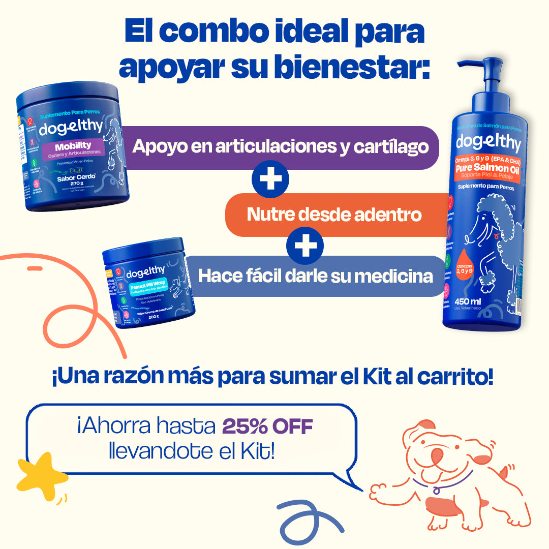 Kit de Recuperación para Perros (Sabor=Cerdo)