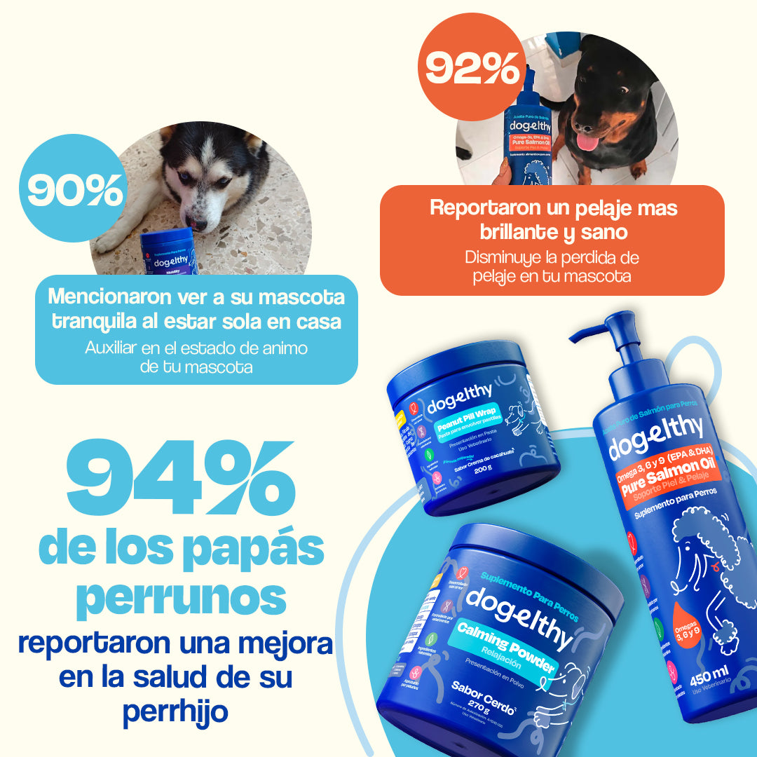 Kit Relajante para Perros (Sabor=Cerdo)