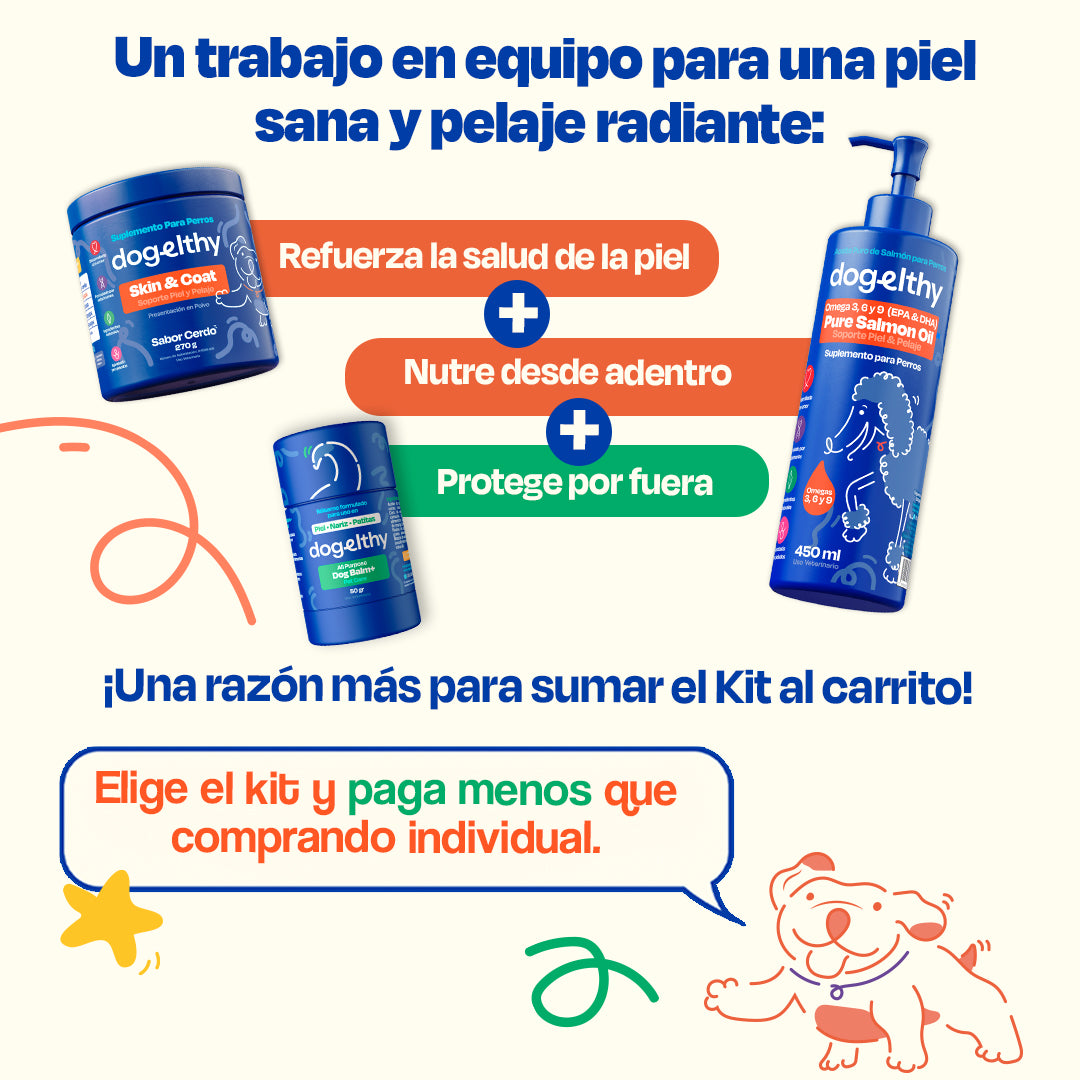 Kit de Omega 3 para Perros (Sabor=Cerdo)