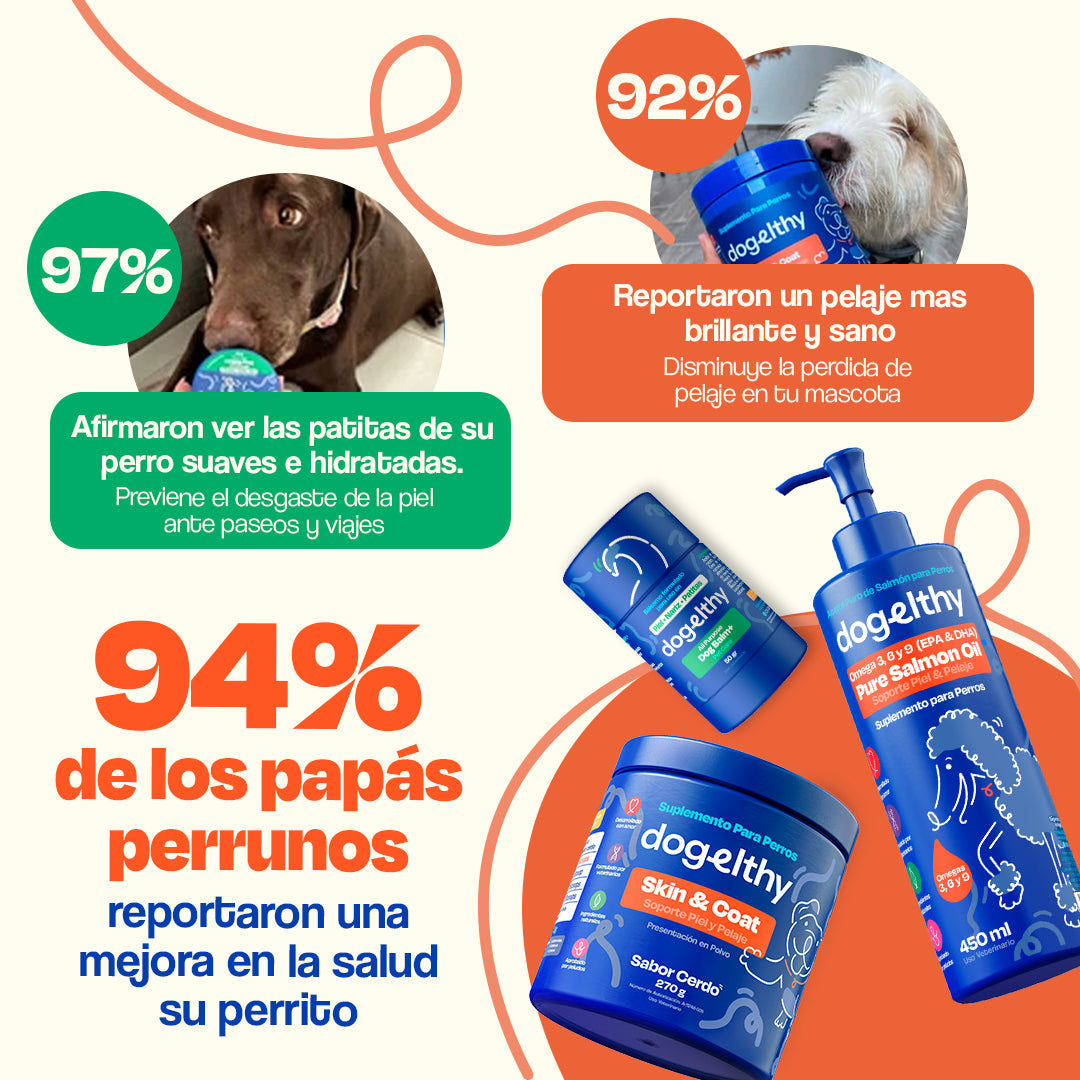 Kit de Omega 3 para Perros (Sabor=Cerdo)