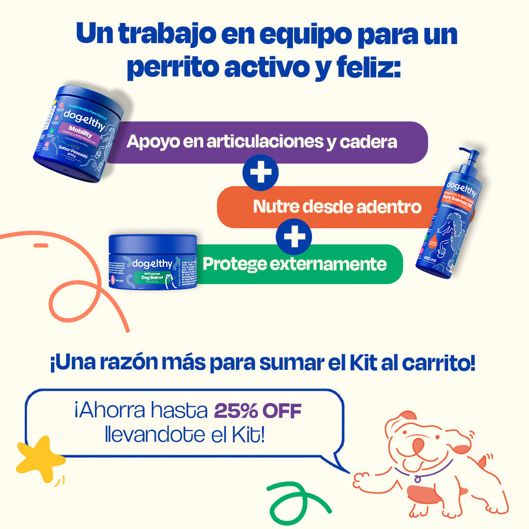 Kit para Articulaciones para Perros (Sabor=Pescado)