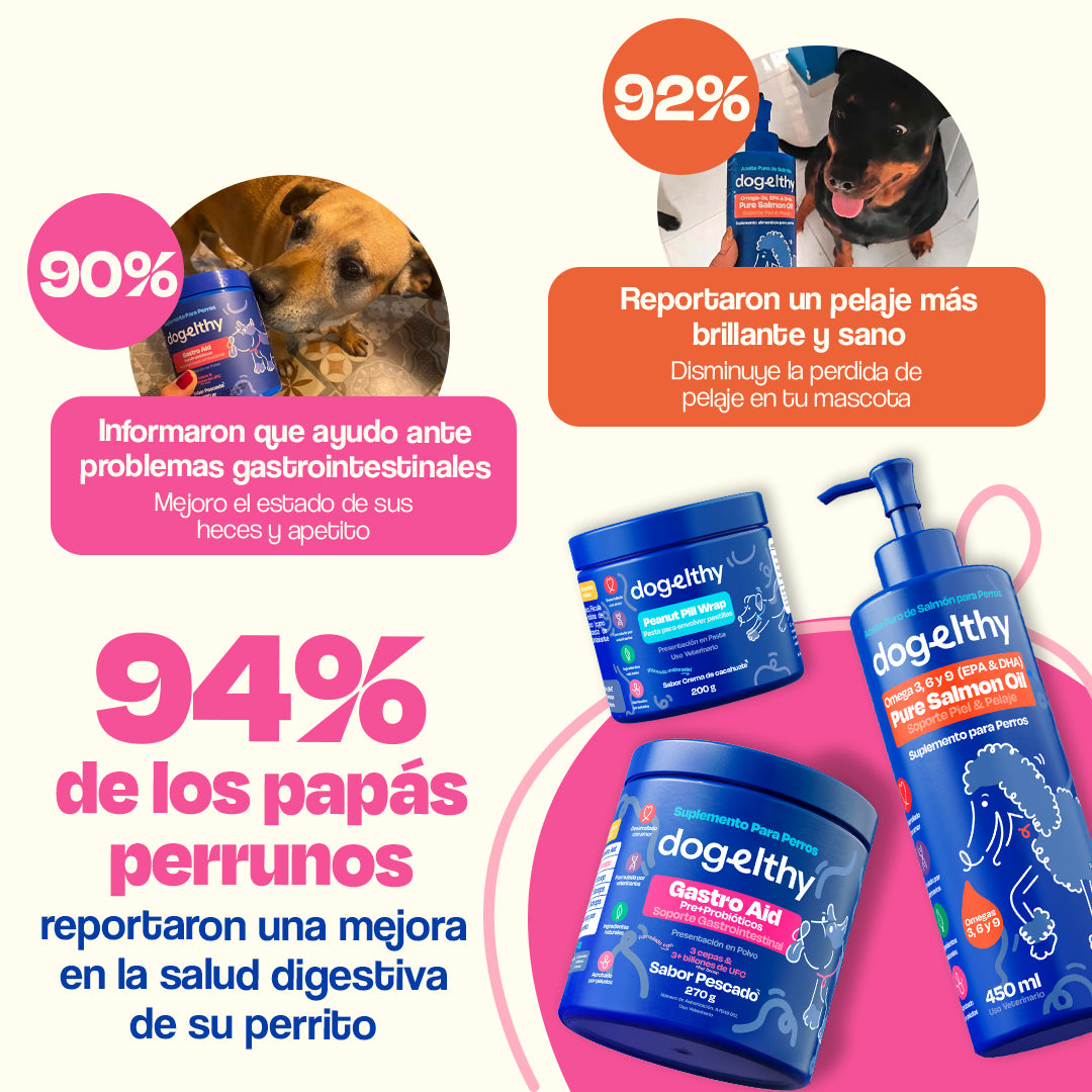 Kit Sistema Digestivo para Perros (Sabor=Pescado)