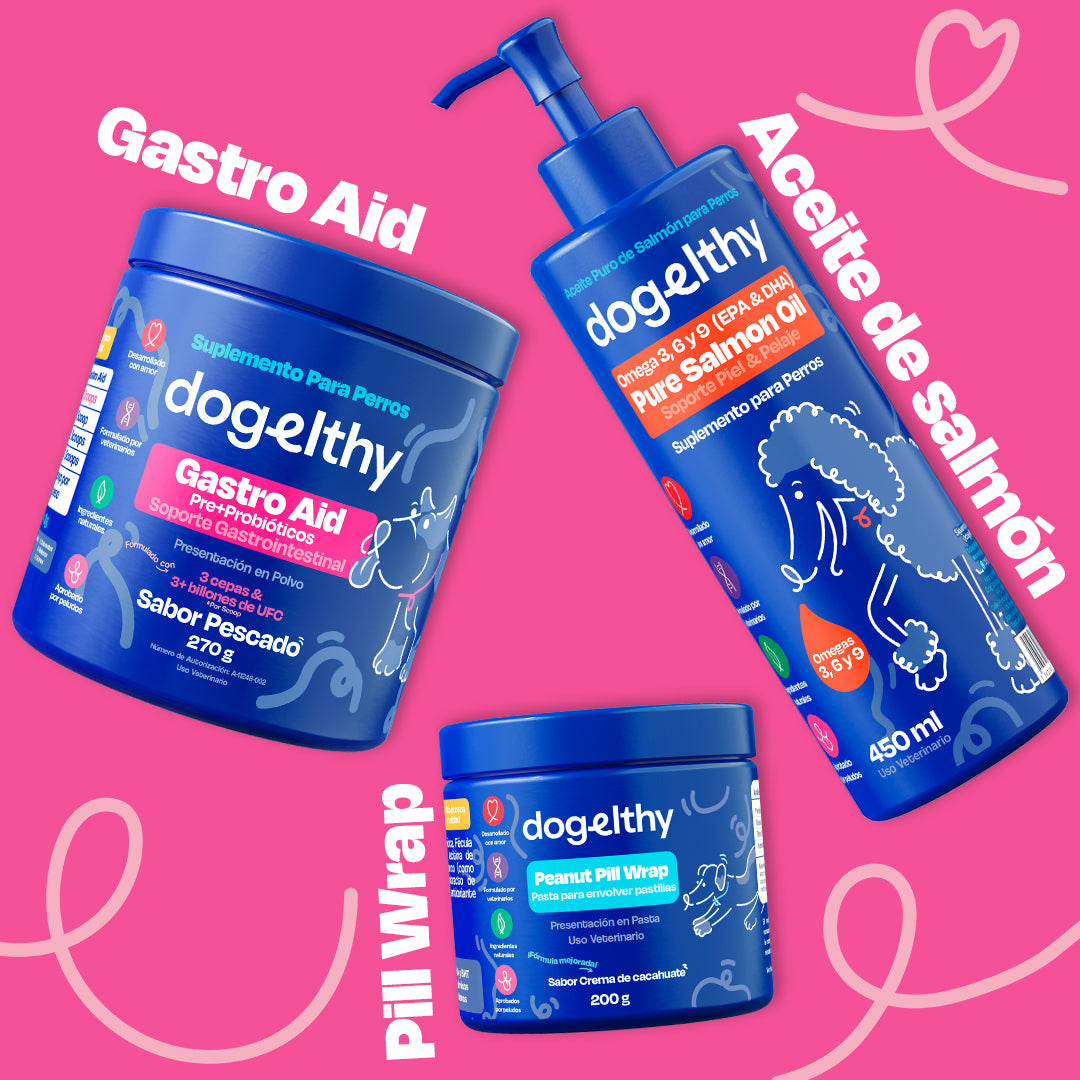 Kit Sistema Digestivo para Perros (Sabor=Pescado)