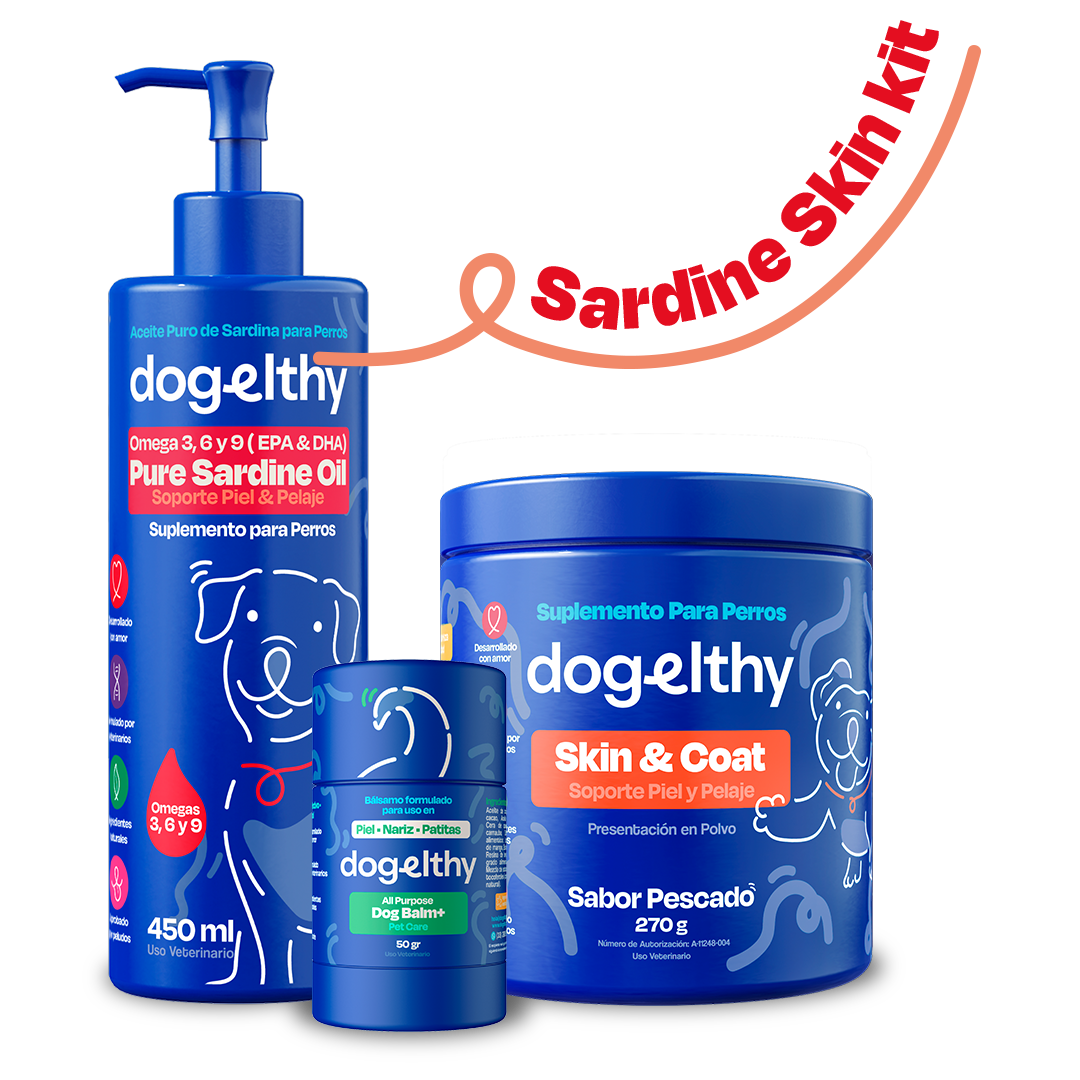 Kit de Omega 3 de Sardina para Perros (Sabor=Pescado)