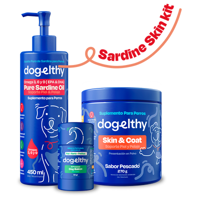 Kit de Omega 3 de Sardina para Perros (Sabor=Pescado)