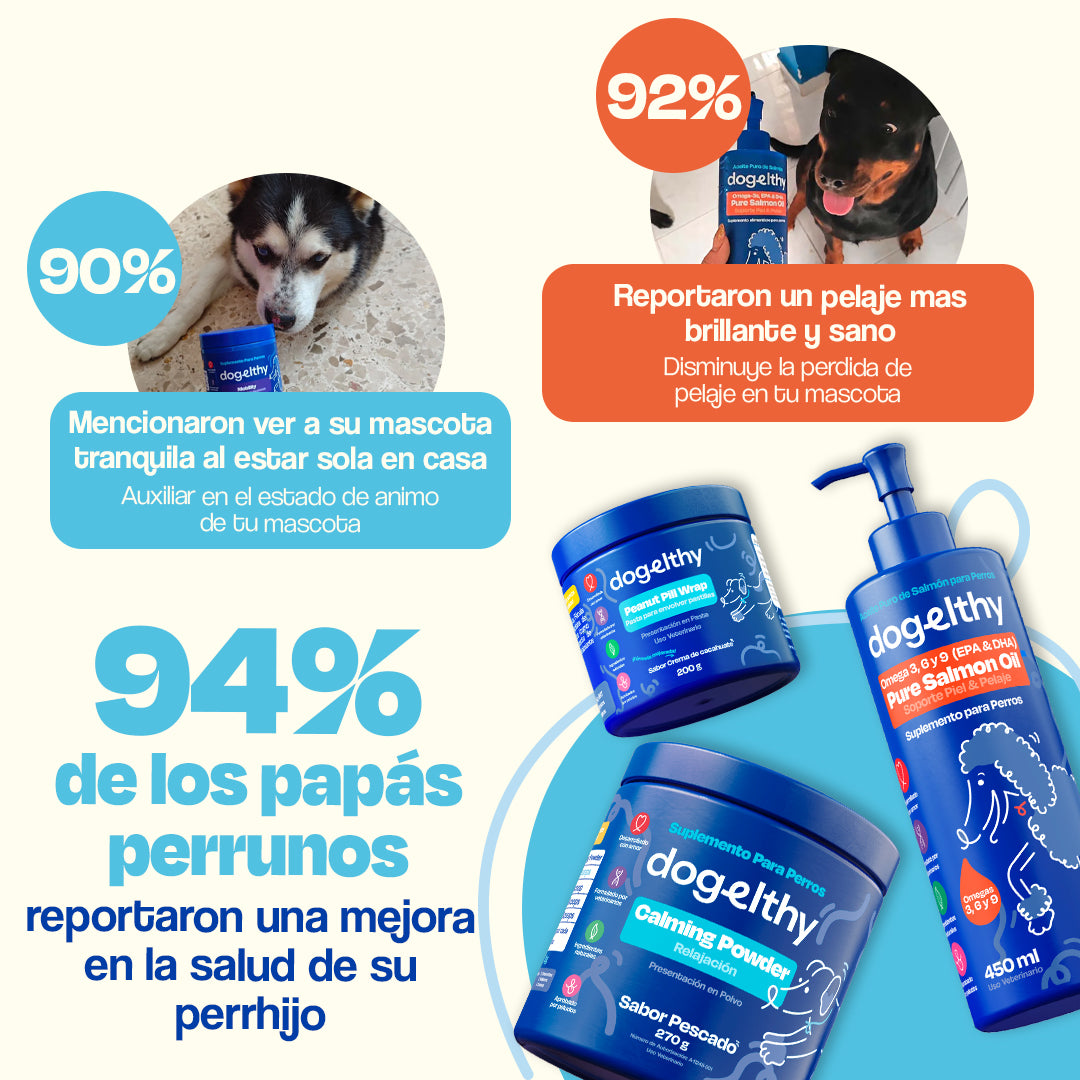 Kit Relajante para Perros (Sabor=Pescado)