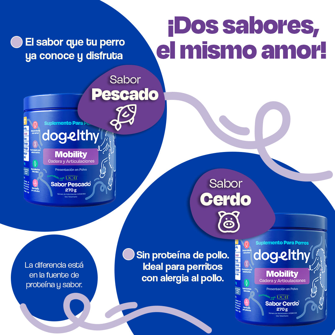 Suplemento para Articulaciones de Perros (Tamaño=270 gr Sabor=Pescado)