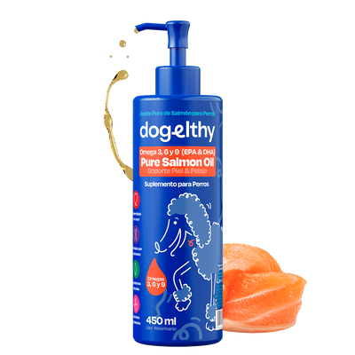 Aceite de Salmón para Perros (Tamaño=450 ml)