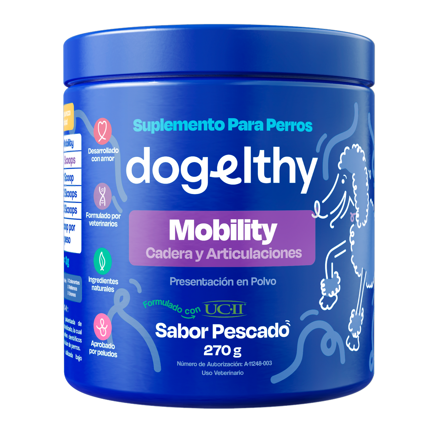 Suplemento para Articulaciones de Perros (Sabor=Pescado)