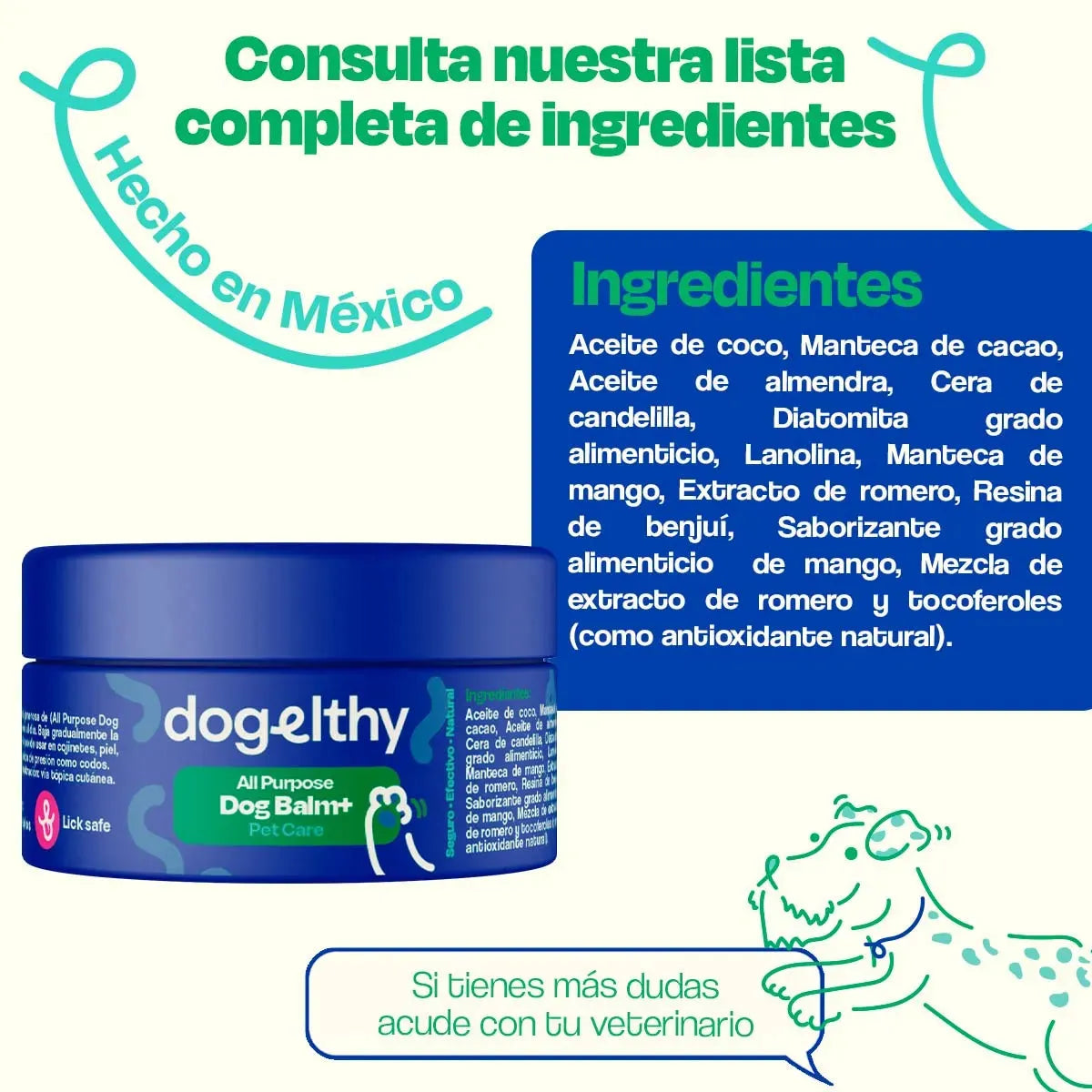 Bálsamo para Patas de Perro
